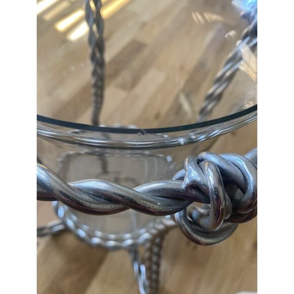 Frontgate Candle Holder With Glass Globe 19” Tall - Picture 2 of 4